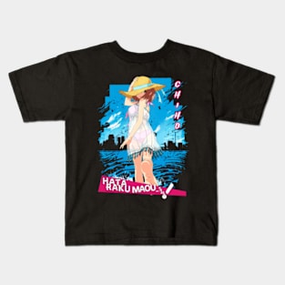 Wage Earning Demons Celebrate the Unique Blend of Fantasy and Slice of Life in Hataraku-Sama Kids T-Shirt